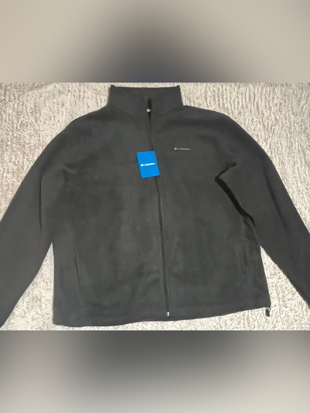 Columbia Men's Black Full-Zip Fleece Jacket